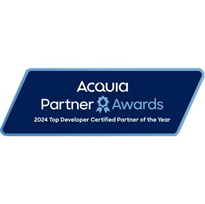 Acquia Partner Award 2024 Badge